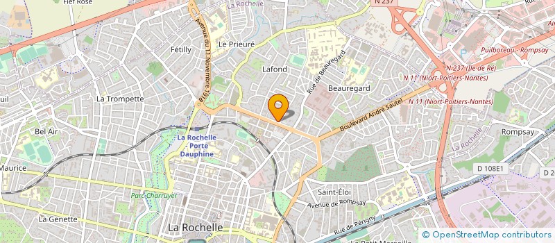 localisation de l'entreprise CELO à LA ROCHELLE