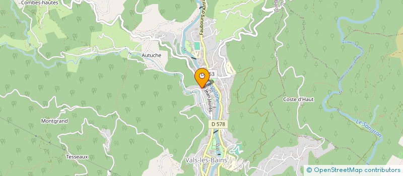 localisation de l'entreprise CELOC  VALS-LES-BAINS