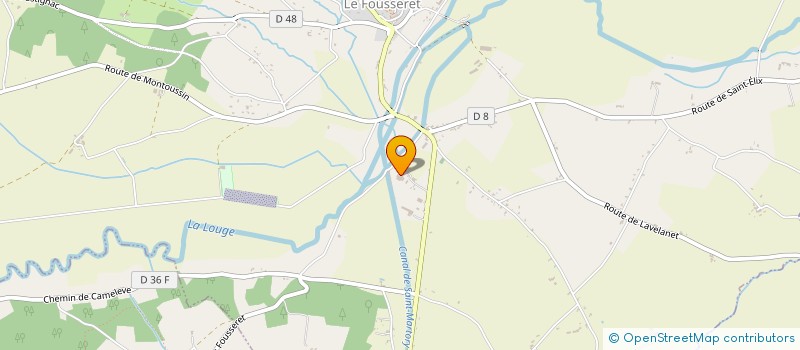 localisation de l'entreprise CELOM  LE FOUSSERET