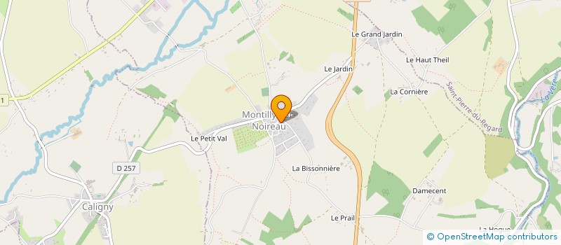 localisation de l'entreprise CELONE à MONTILLY SUR NOIREAU