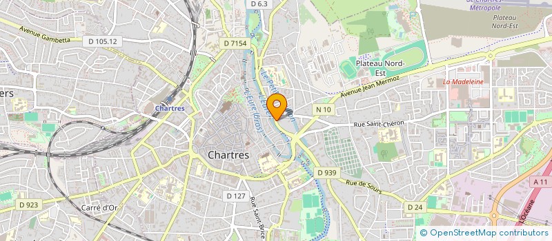 localisation de l'entreprise CELOR à CHARTRES