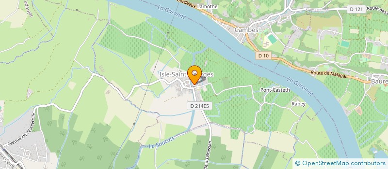 localisation de l'entreprise CELORJA  ISLE-SAINT-GEORGES