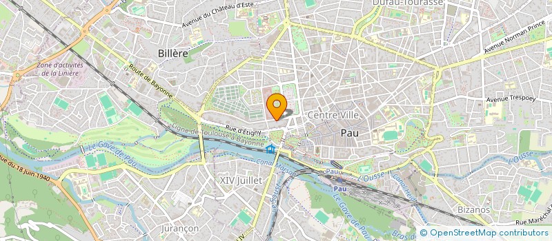 localisation de l'entreprise CELOTRIBU à PAU