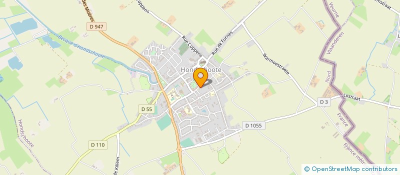 localisation de l'entreprise CELOVI  HONDSCHOOTE