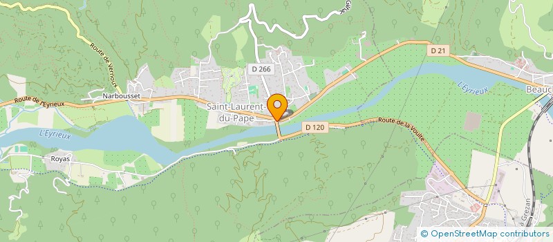 localisation de l'entreprise CELOVI  SAINT-LAURENT-DU-PAPE