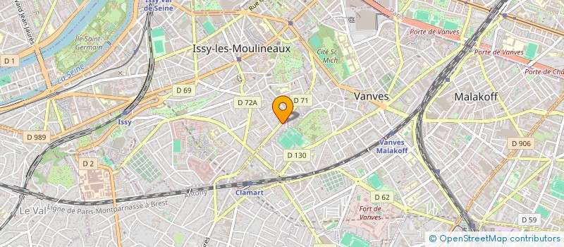 localisation de l'entreprise CELR CONSEIL à ISSY-LES-MOULINEAUX