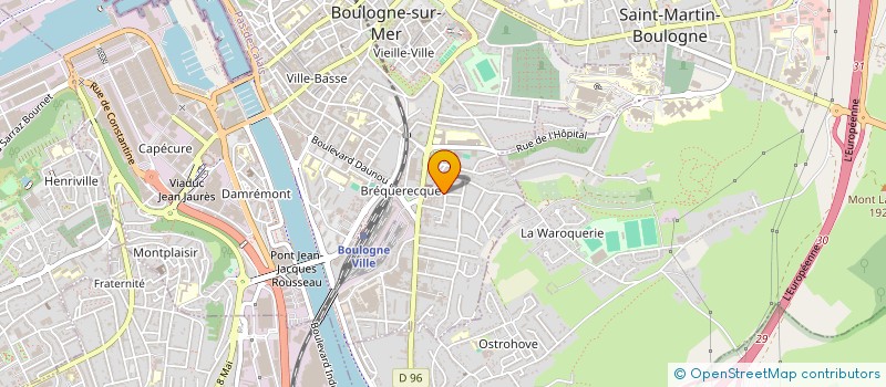 localisation de l'entreprise CELRV  BOULOGNE-SUR-MER