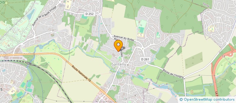 localisation de l'entreprise CELSD IMMOBILIER  SANTENY