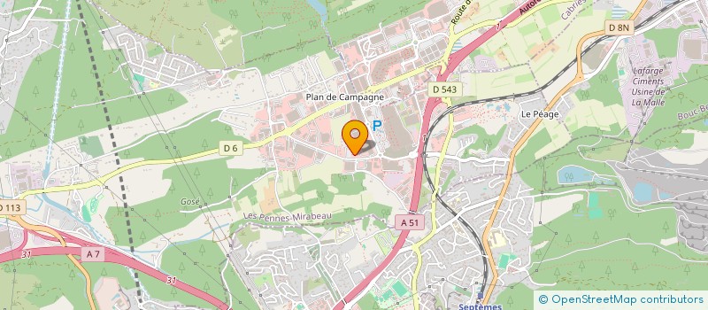 localisation de l'entreprise CELSER à LES PENNES-MIRABEAU