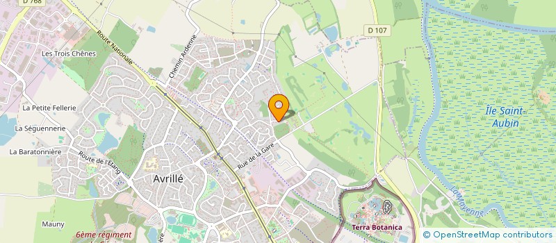 localisation de l'entreprise CELSI à AVRILLE