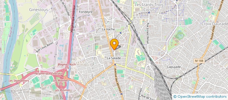 localisation de l'entreprise CELSIUS  TOULOUSE