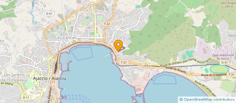 localisation de l'entreprise CELSIUS CLIMATISATION AJACCIO à AJACCIO