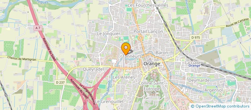 localisation de l'entreprise CELSIUS ENR à ORANGE