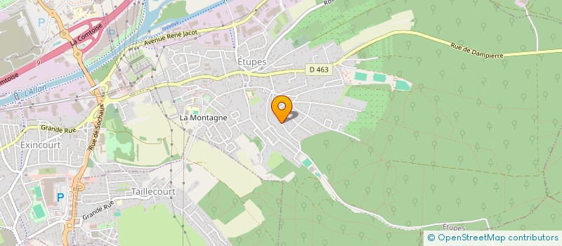 localisation de l'entreprise CELSIUS SOLUTIONS  ETUPES