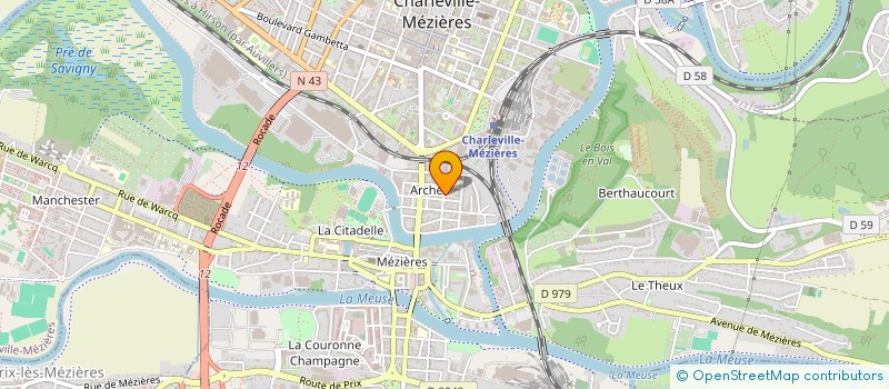 localisation de l'entreprise CELST PATRIMOINE à CHARLEVILLE-MEZIERES