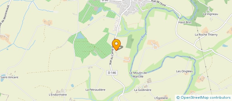 localisation de l'entreprise CELSYL à MONTREVAULT-SUR-EVRE
