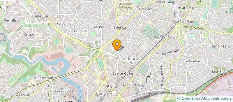 localisation de l'entreprise CELT'SERVICES à BREST