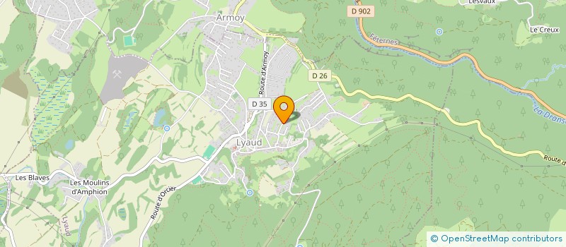 localisation de l'entreprise CELT'TEA-POTES  LYAUD