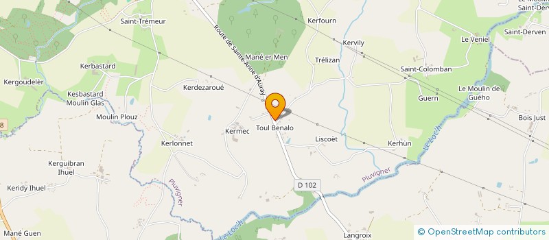 localisation de l'entreprise CELTE  PLUVIGNER