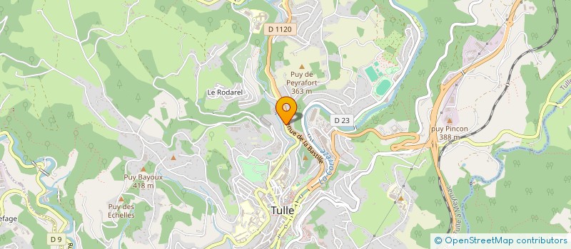 localisation de l'entreprise CELTEANE à TULLE