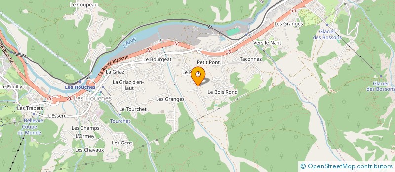 localisation de l'entreprise CELTECO à LES HOUCHES