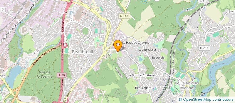localisation de l'entreprise CELTHO à LE PALAIS-SUR-VIENNE