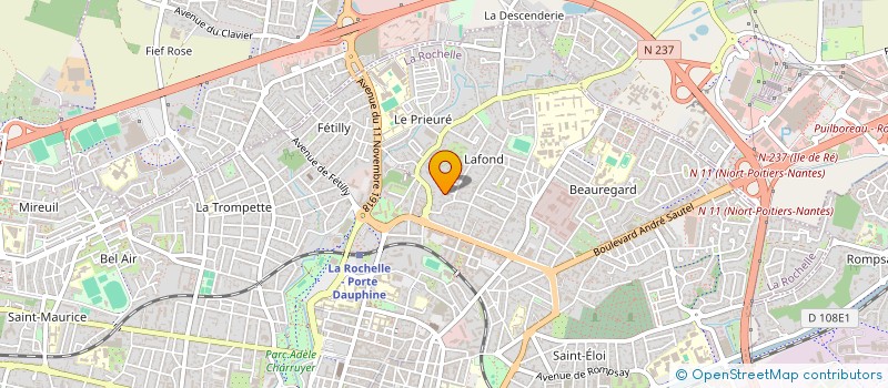 localisation de l'entreprise CELTHYS EURL  LA ROCHELLE