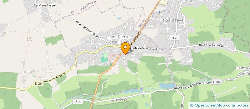 localisation de l'entreprise CELTIBAT  LES MONTS DU ROUMOIS