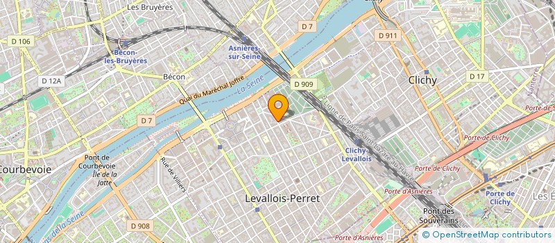 localisation de l'entreprise CELTIC COMPANY à LEVALLOIS-PERRET
