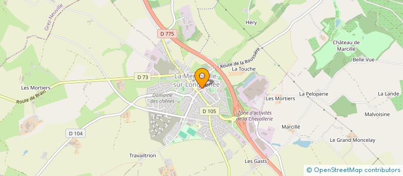 localisation de l'entreprise CELTIC COUNTRY CLUB  LONGUENEE-EN-ANJOU