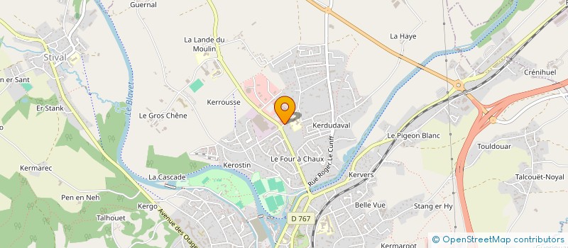 localisation de l'entreprise CELTIC DOG SHOW à PONTIVY