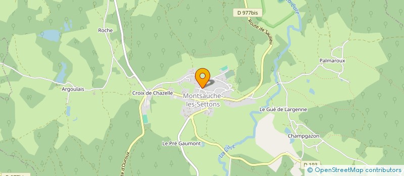 localisation de l'entreprise CELTIC DU HAUT MORVAN à MONTSAUCHE-LES-SETTONS