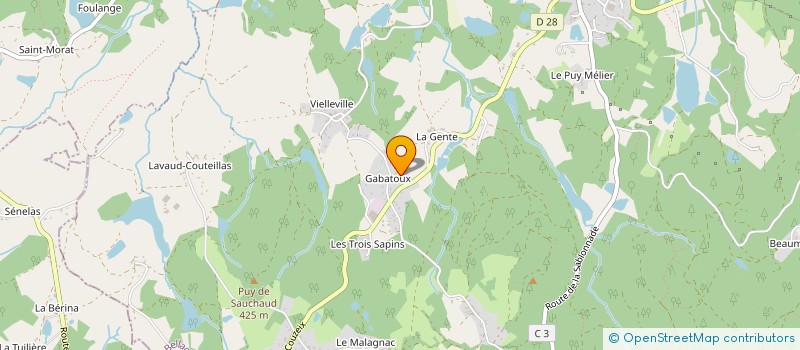 localisation de l'entreprise CELTIC'INFO à COMPREIGNAC