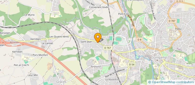 localisation de l'entreprise CELTICLAB  GRACES