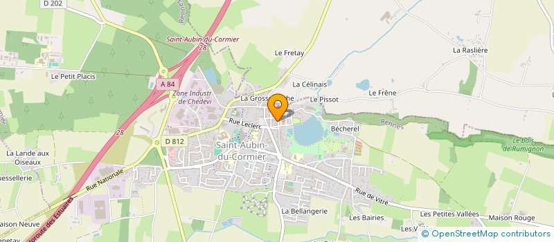 localisation de l'entreprise CELTICO EAT à SAINT-AUBIN-DU-CORMIER
