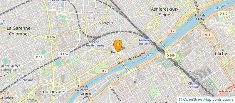 localisation de l'entreprise CELTICOM à COURBEVOIE