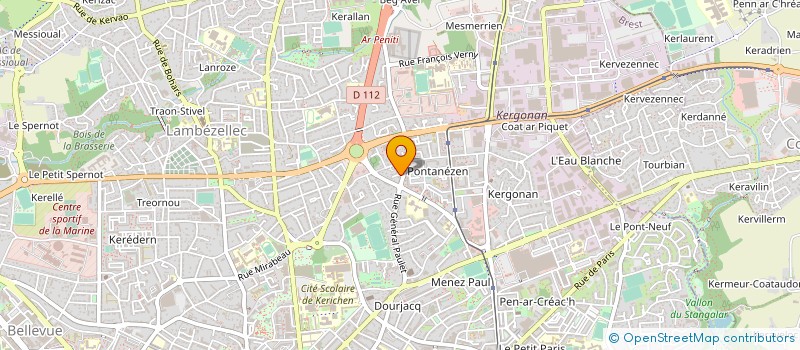 localisation de l'entreprise CELTICS DE BREST-FLOORBALL à BREST