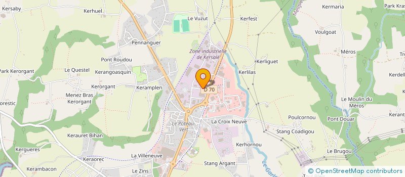 localisation de l'entreprise CELTIK DIFFUSION à QUIMPER
