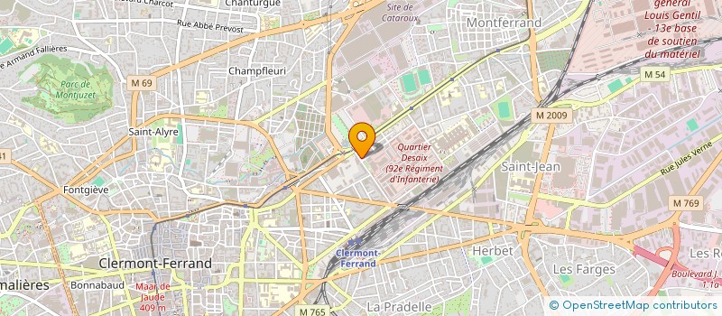 localisation de l'entreprise CELTILL  CLERMONT-FERRAND