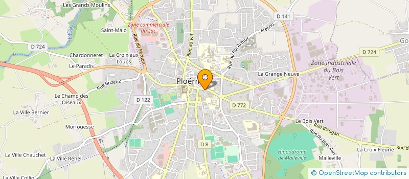 localisation de l'entreprise CELTIMATIK à PLOERMEL