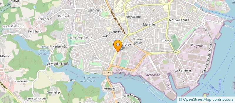 localisation de l'entreprise CELTINEA  LORIENT