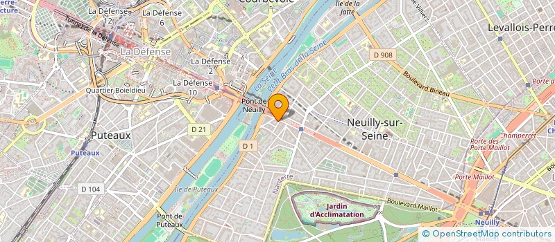 localisation de l'entreprise CELTIQUE à NEUILLY-SUR-SEINE