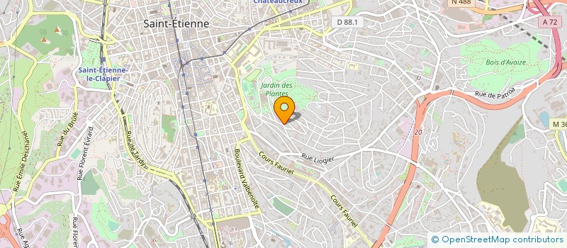 localisation de l'entreprise CELTIQUES PROJETS  SAINT-ETIENNE