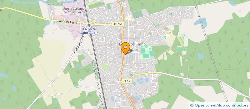localisation de l'entreprise CELTIS à LIGNY-LE-RIBAULT