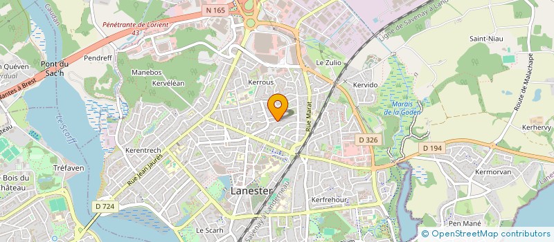 localisation de l'entreprise CELTIS  LANESTER