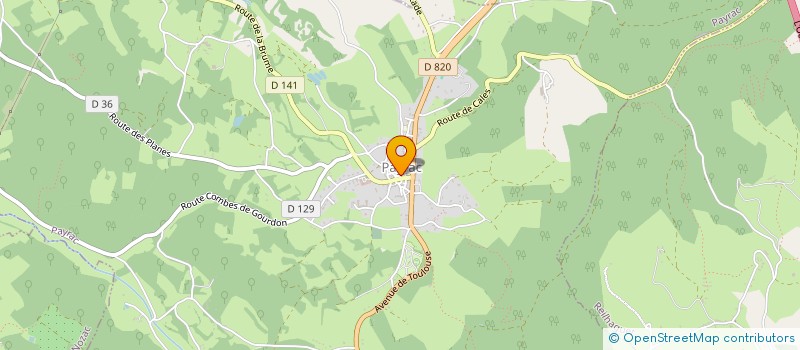 localisation de l'entreprise CELTOM  NADAILLAC-DE-ROUGE