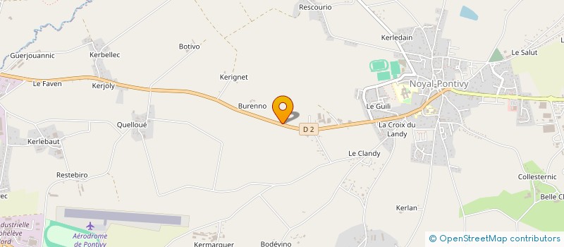 localisation de l'entreprise CELTYMAT  NOYAL-PONTIVY