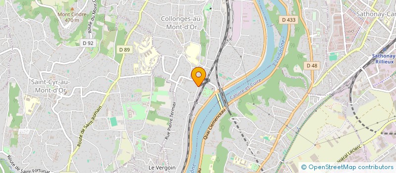 localisation de l'entreprise CELUCA  COLLONGES-AU-MONT-D'OR