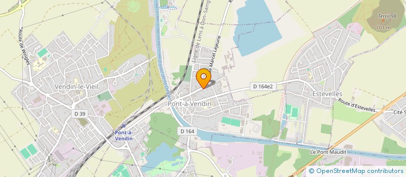 localisation de l'entreprise CELUCELLE  PONT-A-VENDIN