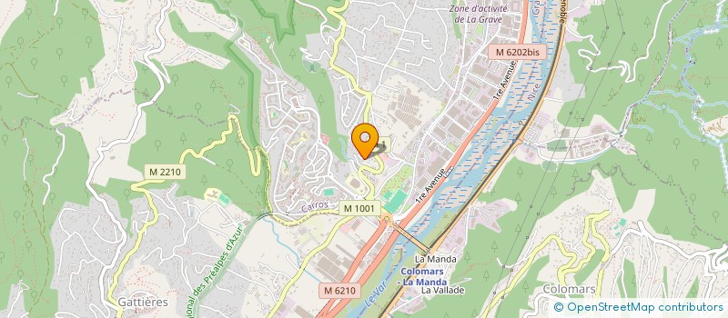 localisation de l'entreprise CELVA à CARROS